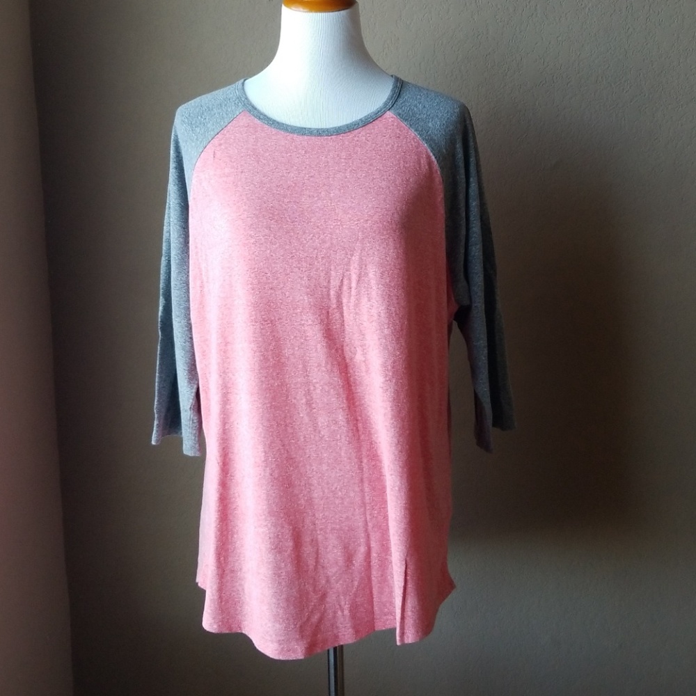 LuLaRoe Pink and Gray Randy - PRICE DROP